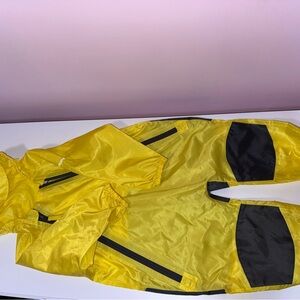 Kids Waterproof Yellow Rain Suit with Hood